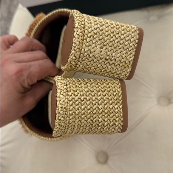 Kurt Geiger NWT Olive & Beige Block Heel Women’s Occasion Shoes Size 8 - Picture 5 of 14